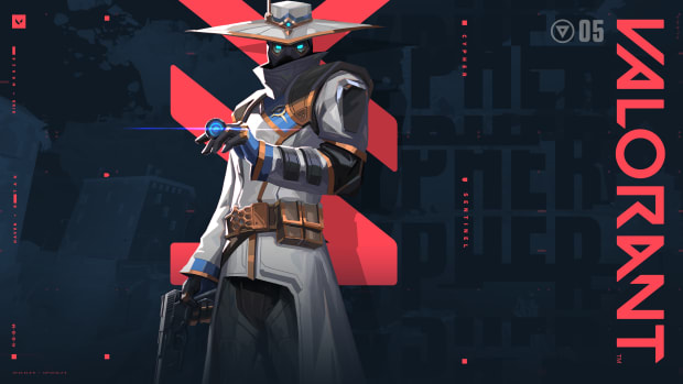 Cypher agent art from Valorant